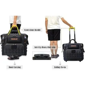 Bolsa de herramientas rodante de 46 bolsillos bolsa de_5