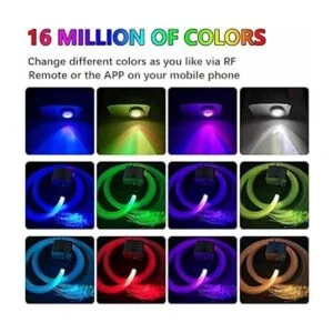 Kit de techo luces LED de fibra óptica Bluetooth efecto_3