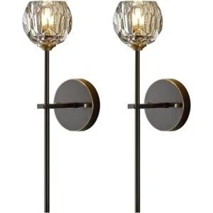 BOKT Postmodern Lámpara de pared de cristal K9 simple_1