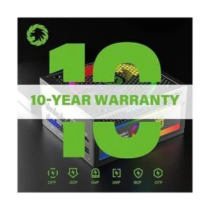 GAMEMAX Fuente de alimentación de 1050 W totalmente_6