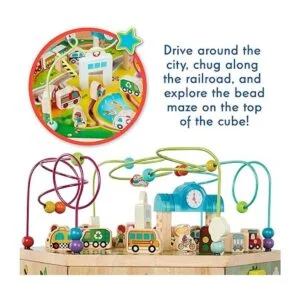 Battat Cubo de actividades de madera Centro de_6