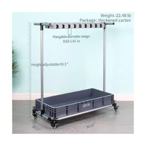 QTJH Soporte para escoba y trapeador para mopa húmeda_5