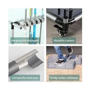 QTJH Soporte para escoba y trapeador para mopa húmeda_4