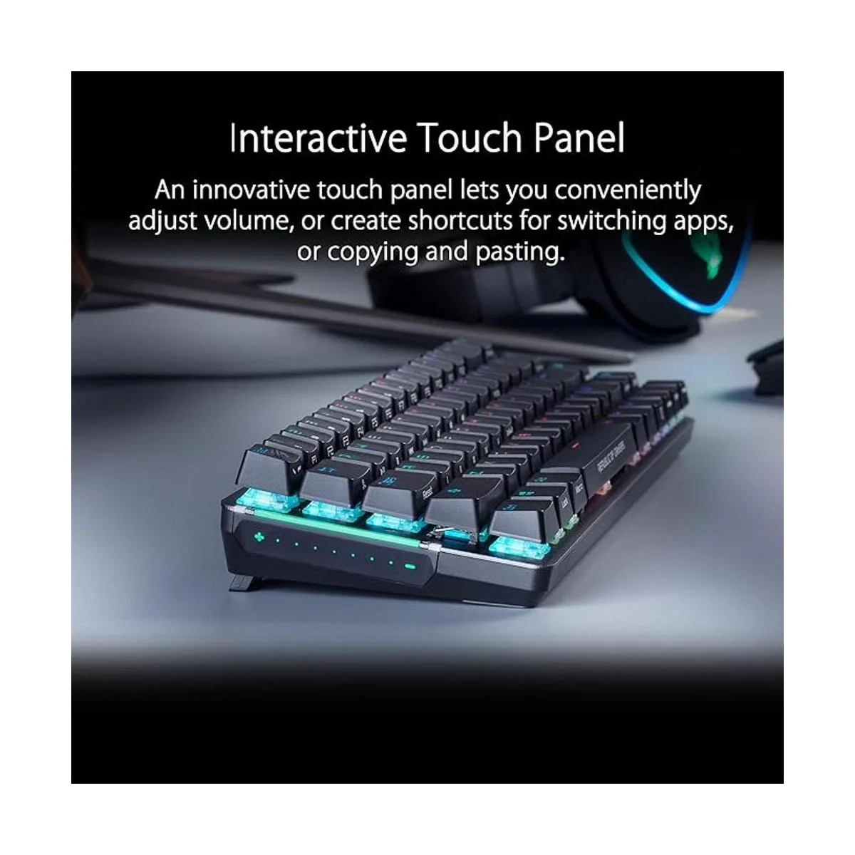 ASUS ROG Falchion Teclado inalámbrico 65 mecánico para_3