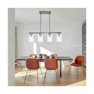 TODOLUZ Lámpara moderna de isla de cocina con pantallas de_2