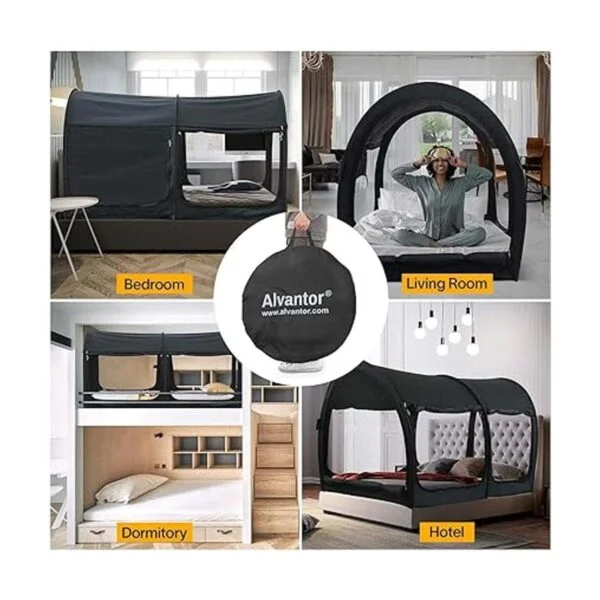 Alvantor Toldo para cama tiendas de campaña 2 en 1_5