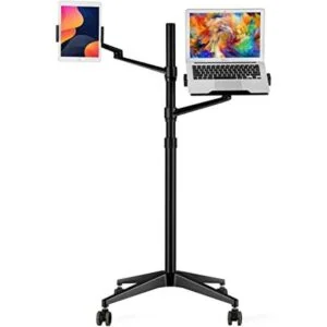 Soporte ajustable de altura con rueda rodante para_1