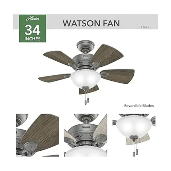 Hunter Fan Company 51471 Watson Ventilador de techo 34_2