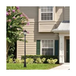 GOALPLUS LM4610MBK2P Lámpara de poste para patio de 24_3