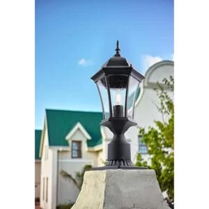 GOALPLUS LM4610MBK2P Lámpara de poste para patio de 24_2