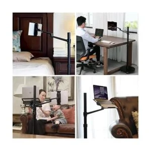 Soporte ajustable de altura con rueda rodante para_6