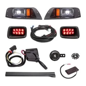 10L0L Kit de luz LED de lujo para carrito de golf EZGO_1