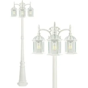 Lámpara de poste de luz para exteriores de 3 cabezas_1