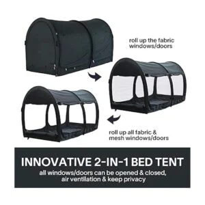 Alvantor Toldo para cama tiendas de campaña 2 en 1_2