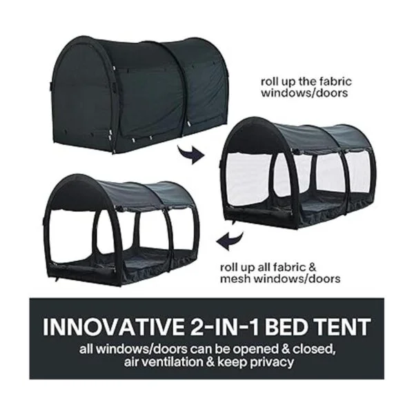 Alvantor Toldo para cama tiendas de campaña 2 en 1_2