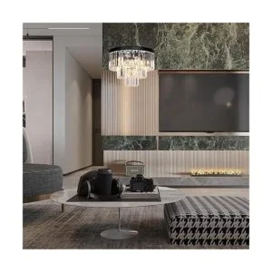 Weesalife Candelabros de cristal modernos lámparas de_5