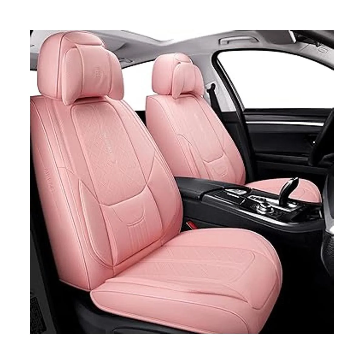 NS YOLO Fundas para asiento de automóvil de cuero_2