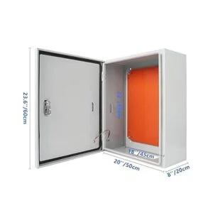 Caja eléctrica de acero laminado en frío de 23.6 x 20 x 8_7