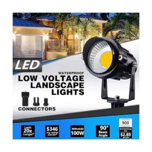 SUNVIE Paquete de 24 luces LED de paisaje de bajo voltaje_2