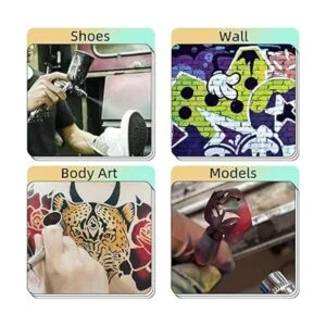 T TOGUSH Compresor de tanque de aire con aerógrafo de_7