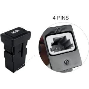 Adaptador de audio de puerto auxiliar de entrada auxiliar_5