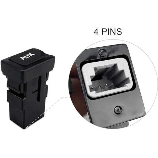 Adaptador de audio de puerto auxiliar de entrada auxiliar_5