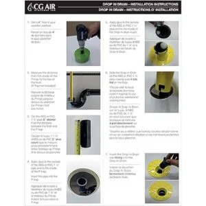 DROPIN DRAIN Kit de instalación para bañera independiente_5