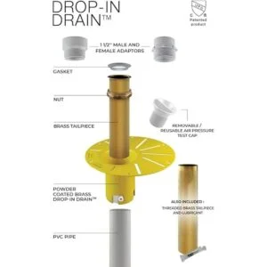 DROPIN DRAIN Kit de instalación para bañera independiente_3