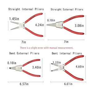 TOOLEAGUE Juego de 4 alicates de anillo a presión_2
