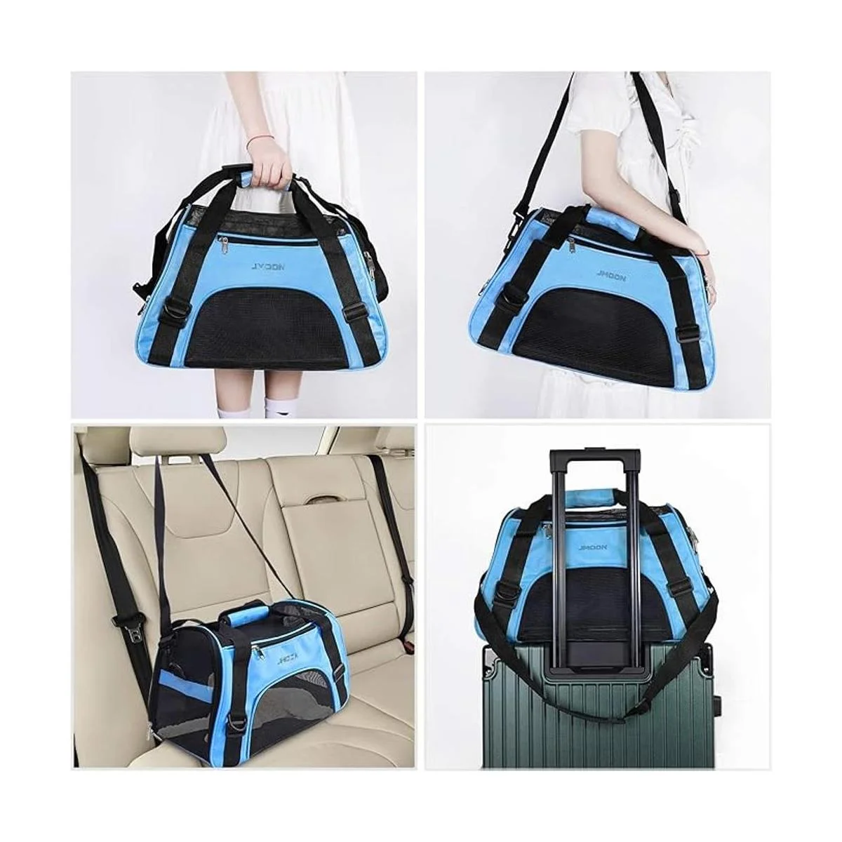 JMOON Bolsa de transporte de mascotas aprobada por_5
