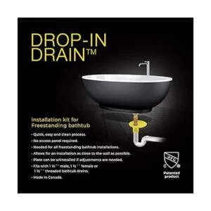 DROPIN DRAIN Kit de instalación para bañera independiente_2