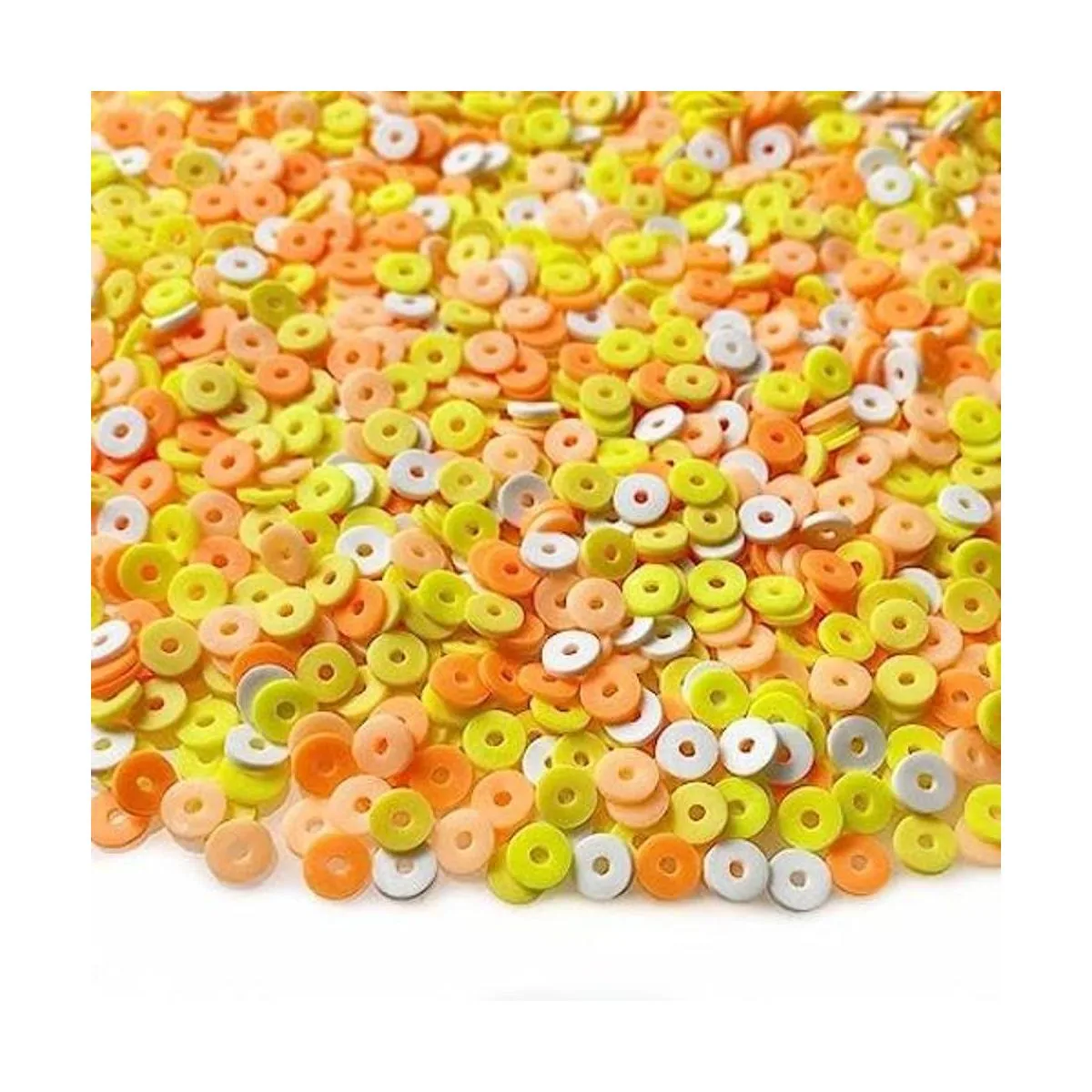 LIMAOLLY 3000 cuentas de arcilla planas y redondas de_1