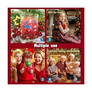 Partywind Tatuajes temporales luminosos de Navidad 150_5