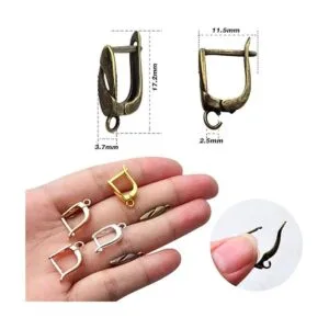 16 ganchos rectangulares de 8 colores para aretes_3