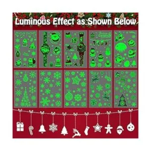 Partywind Tatuajes temporales luminosos de Navidad 150_3