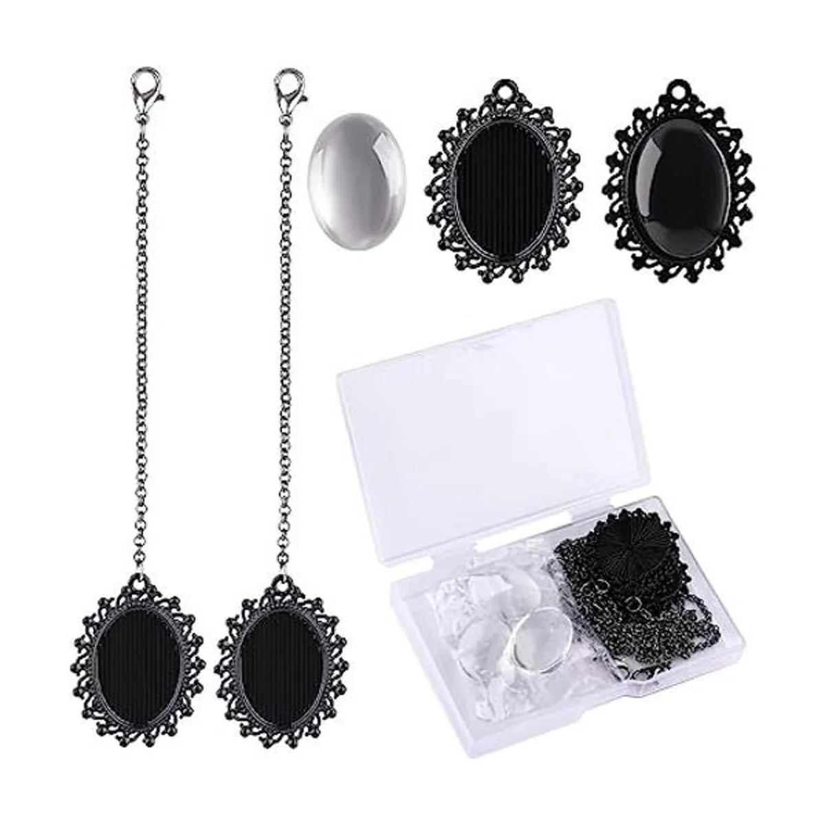 KINBOM 5 cuentas de graduación para ramo de boda colgante_1