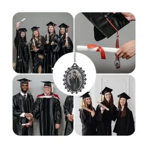 KINBOM 5 cuentas de graduación para ramo de boda colgante_7