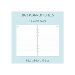 Recambio de planificador semanal y mensual 2023 para_6