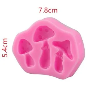 HAOYUNLAI 3 moldes de silicona en forma de seta moldes de_3