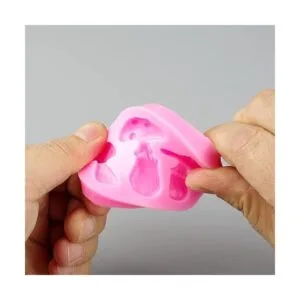 HAOYUNLAI 3 moldes de silicona en forma de seta moldes de_2