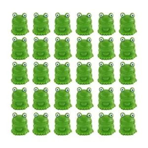 JKanruh 30 mini animales ranas de resina en miniatura_1