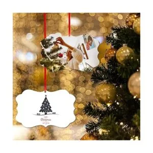 SAVITA 15 colgantes de sublimación en blanco colgante de_6