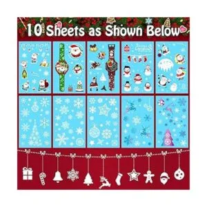 Partywind Tatuajes temporales luminosos de Navidad 150_2