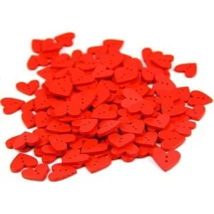 One Pack de aproximadamente 160pcs 20 mm Forma de Corazón_3