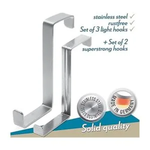 4smile Ganchos para colgar sobre la puerta paquete de 3_2