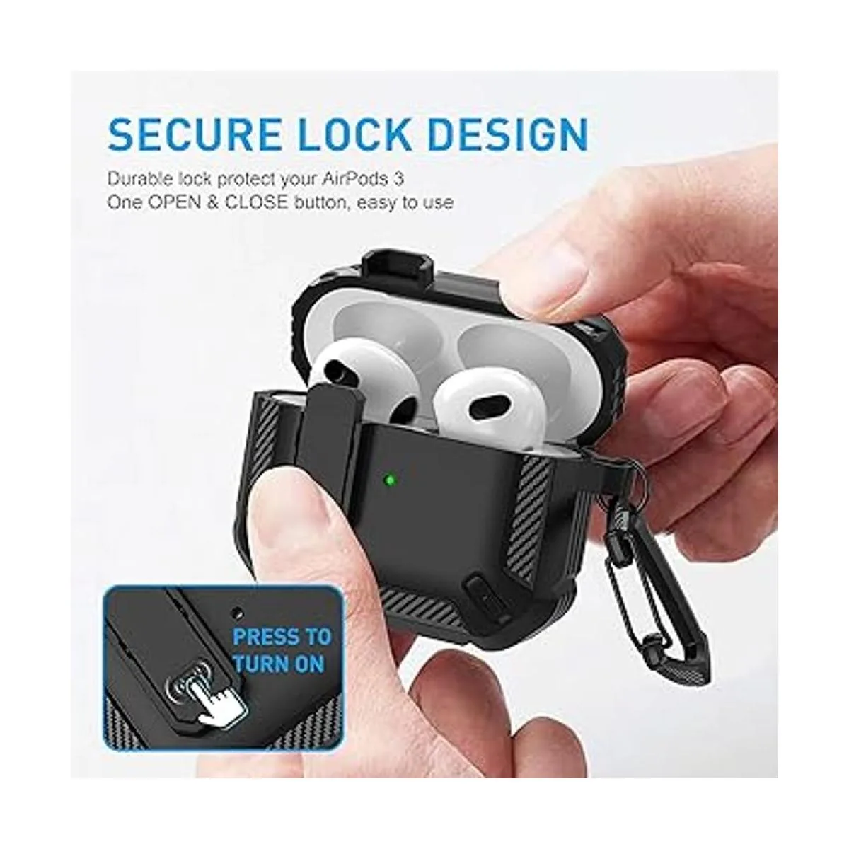 Maxjoy Funda protectora para Airpods 3 2021 funda_2