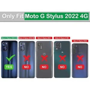 YmhxcY Funda para Moto G Stylus 4G con protector de_2