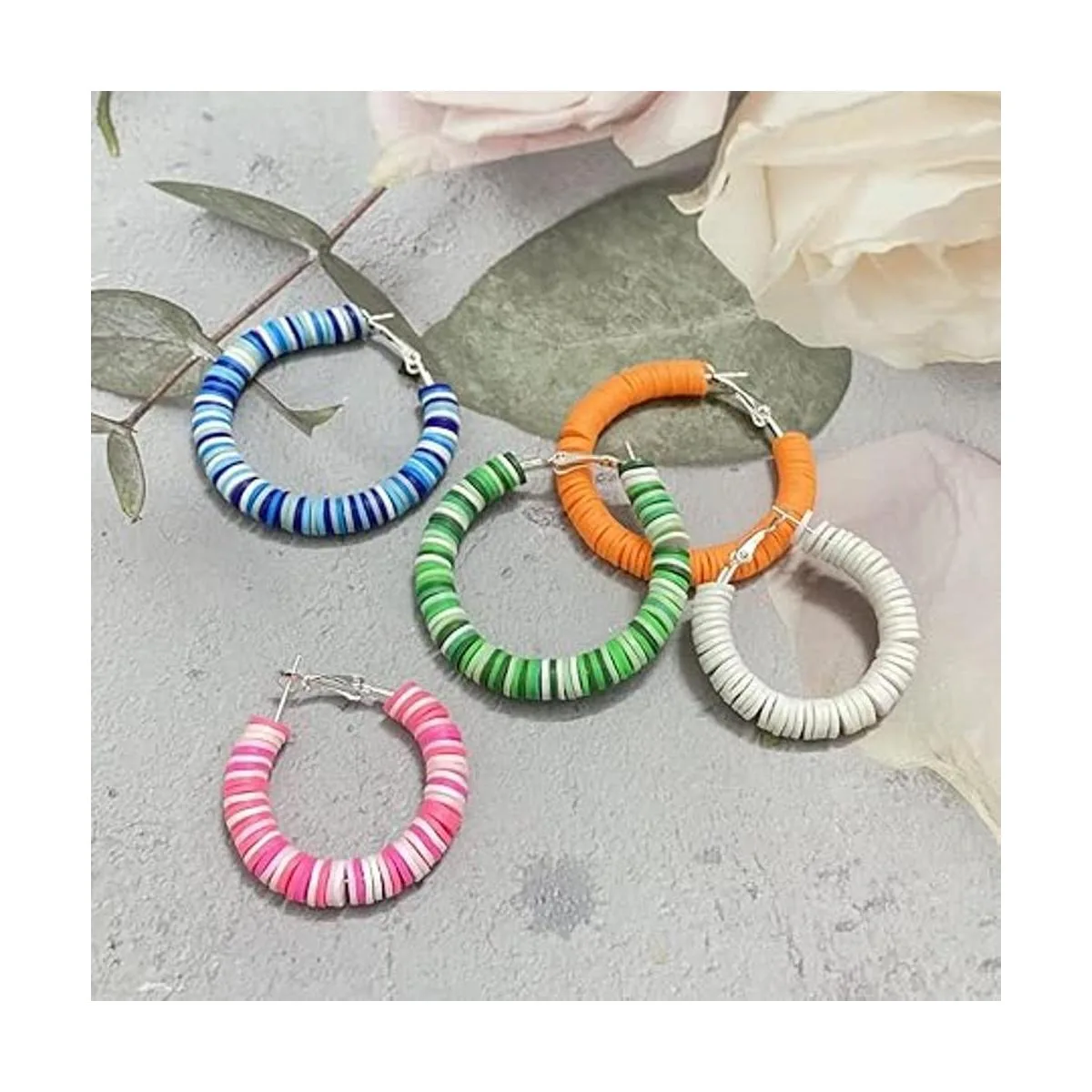 LIMAOLLY 3000 cuentas de arcilla planas y redondas de_6