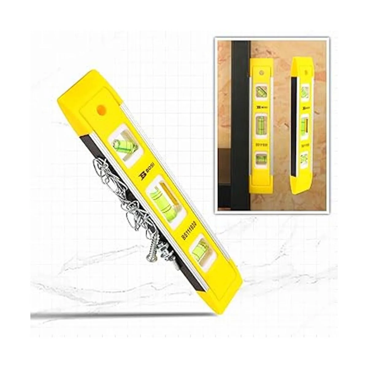 B BOSI TOOLS Nivel magnético de torpedo de 9 pulgadas_4