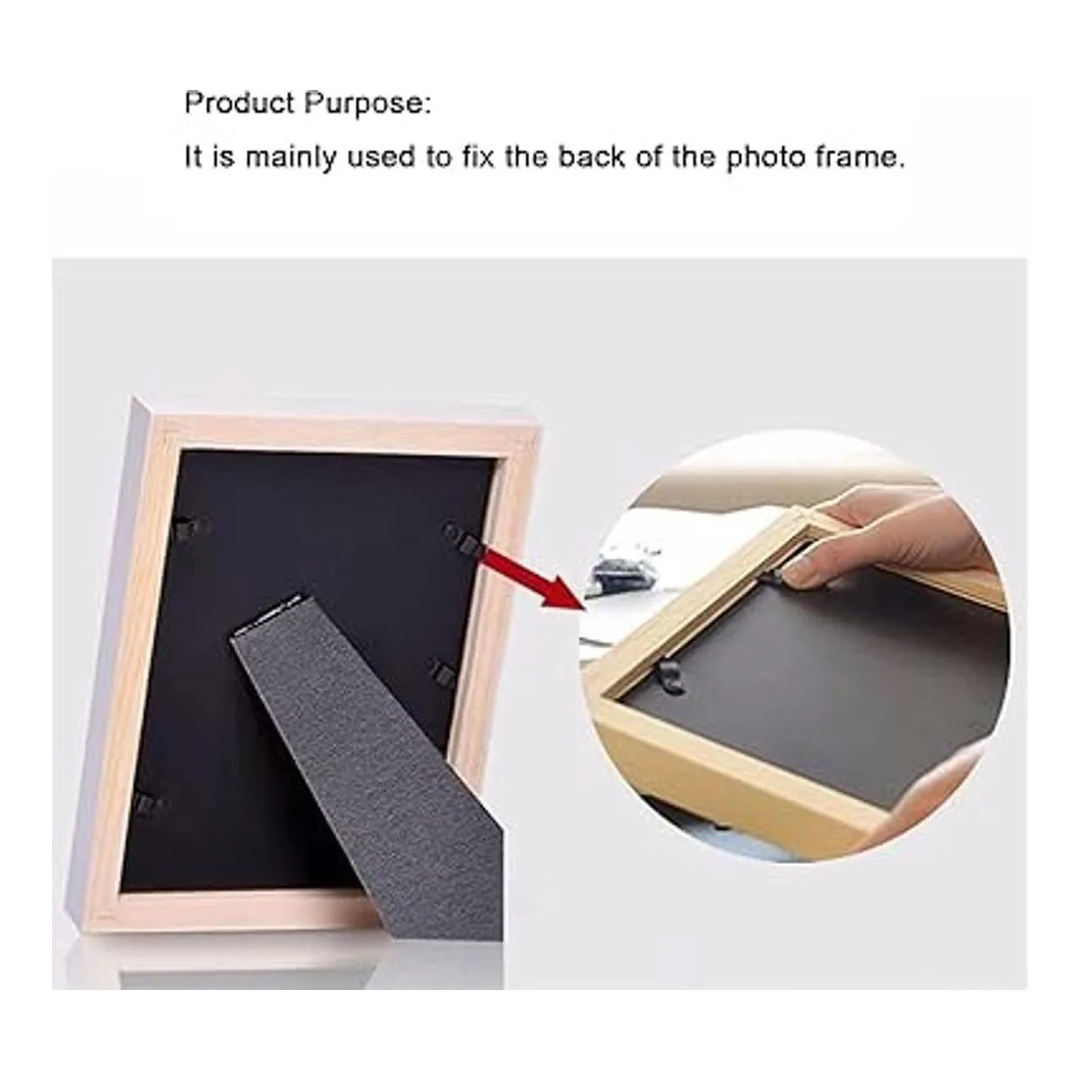 BOYIDEW Marco de fotos cierre de botón de giro 40_3